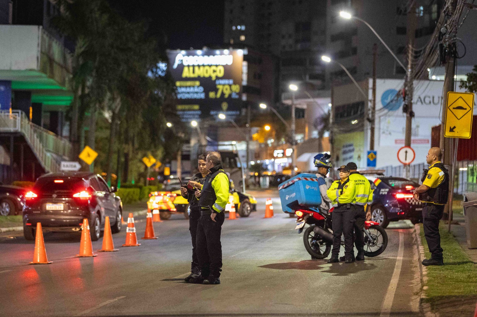Operação Carnaval Seguro promove fiscalização de trânsito nas regiões administrativas. | Foto: Divulgação Detran-DF