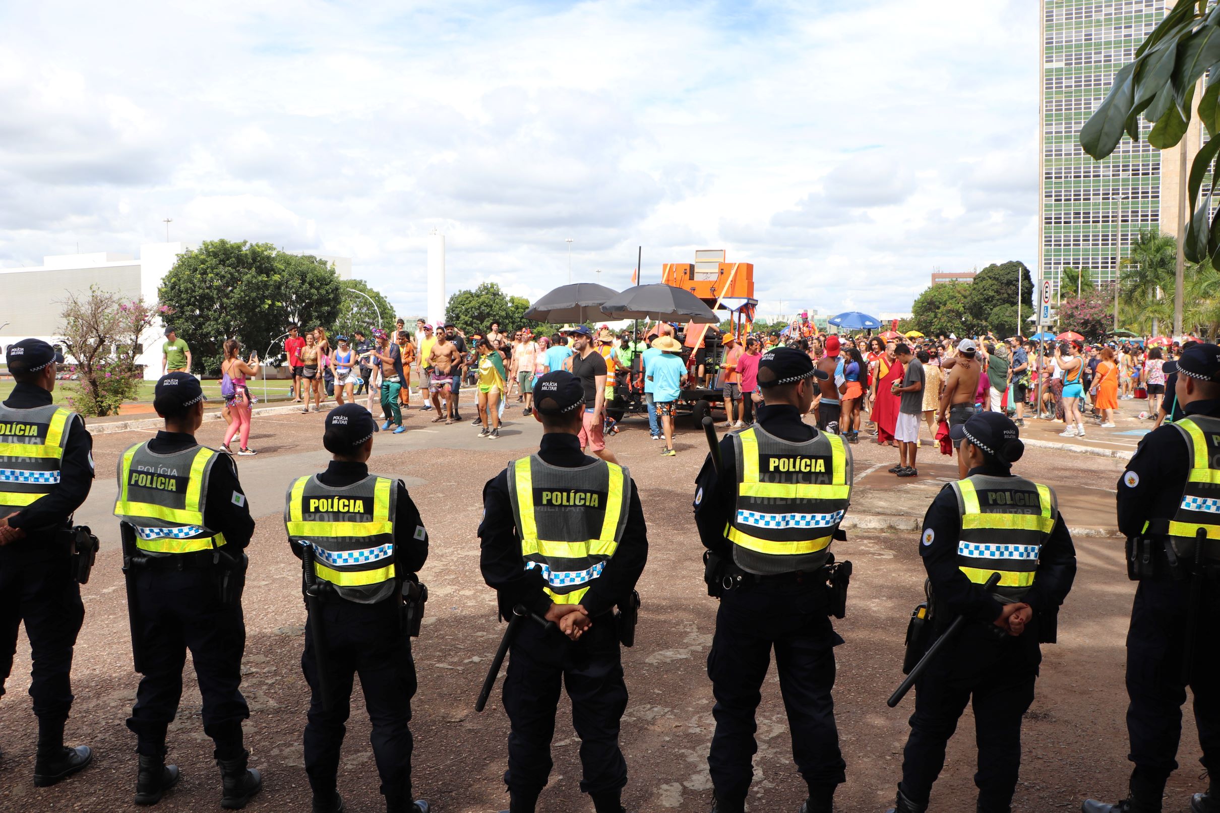 Reforço no policiamento e no monitoramento contribui para aumentar a segurança durante o Carnaval, reduzindo o número de ocorrências | Fotos: Divulgação/SSP-DF