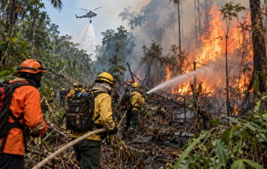 Brigada-Combate-Incendio-na-Floresta